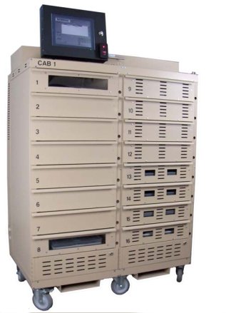 Laptop Lock-Up� Model LL-16-07 front view: : Secure Laptop Cabinet, Locking Laptop Storage, Laptop Charging Cabinet, ESD safe cabinet